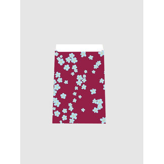 Blossom bordeaux/blau/goldene Geschenktüten