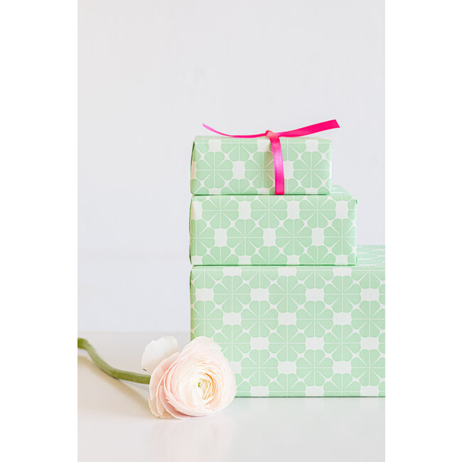 Get Lucky Grünes geschenkpapier