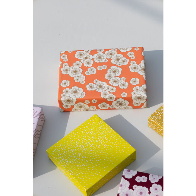 Kimono Koralle geschenkpapier