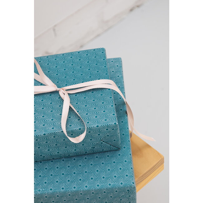 Wallpaper Green/Blue giftwrapping paper