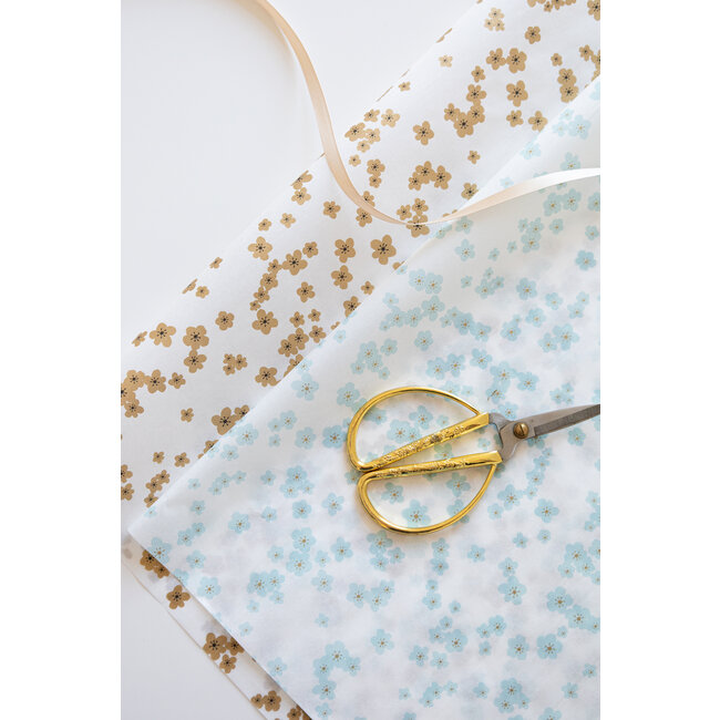 Blossom gold/black tissuepaper