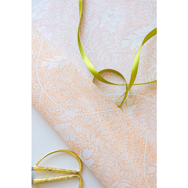 Salon des Fleurs Gold-seiden papier