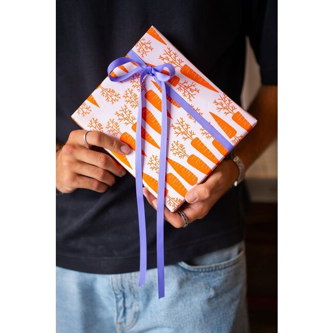 Wahnsinnige Mšhren Orange geschenkpapier