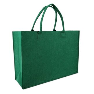 Luxe vilten tas  (25 stuks) green