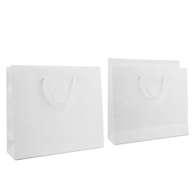 Luxuriöse Papiertragetasche braun (100 Stück)