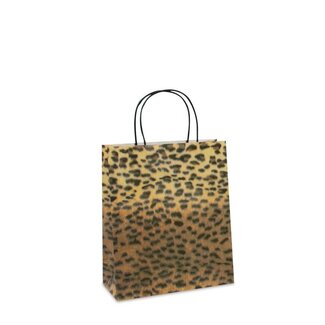 Paper Twisted luxury carrier bags + bottom cardboard tiger