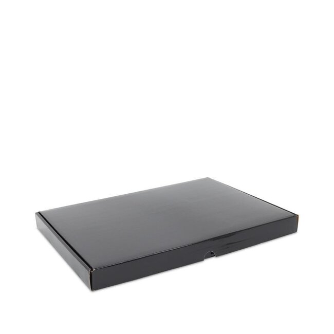 Shipping boxes glossy black (letterbox boxes)