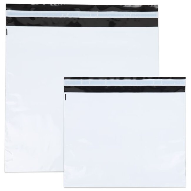 white shipping bags