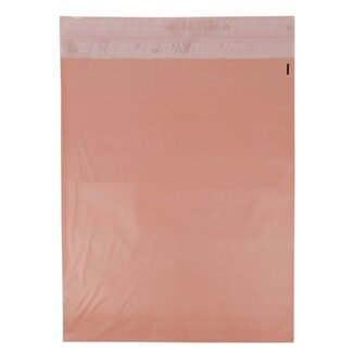 Verzendzakken met retourstrip oud roze