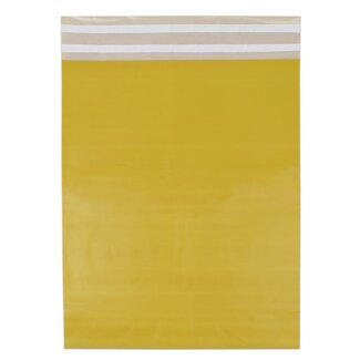 Versandtaschen mit Rückgabestreifen ocker