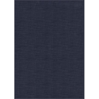 Fabric look metalic inpakpapier bleu