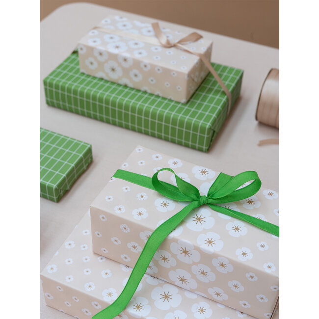 Izumi taupe/beige Geschenkpapier