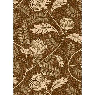 Salon des Fleurs espresso  inpakpapier