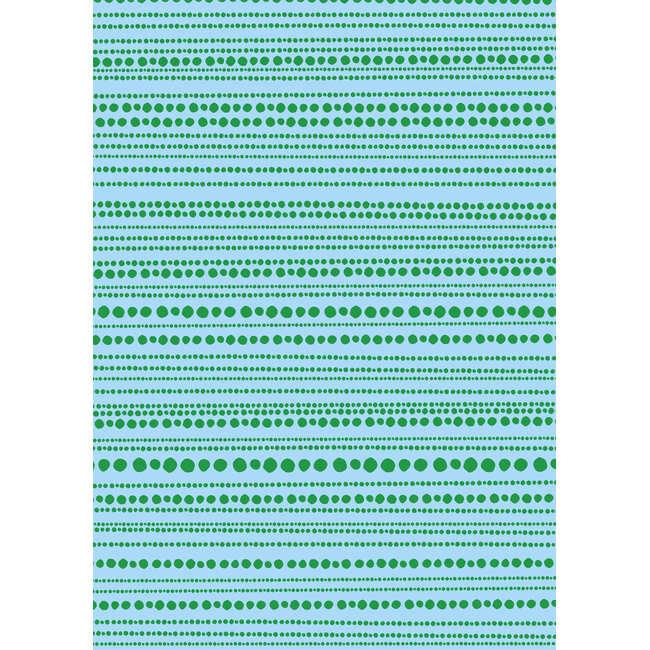 Beads grün/blau Geschenkpapier