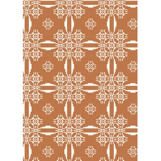 Jolly Winter brown mocca inpakpapier