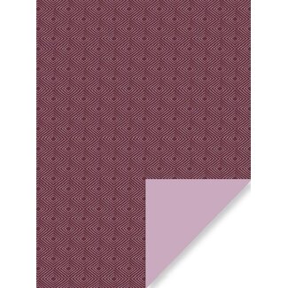 Plum wrapping paper (giftwrapping)