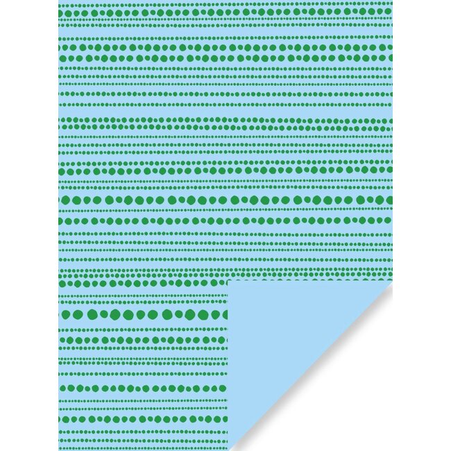 Beads grün/blau Geschenkpapier