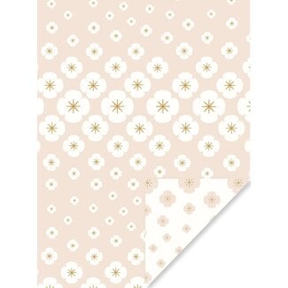 Izumi taupe/beige inpakpapier