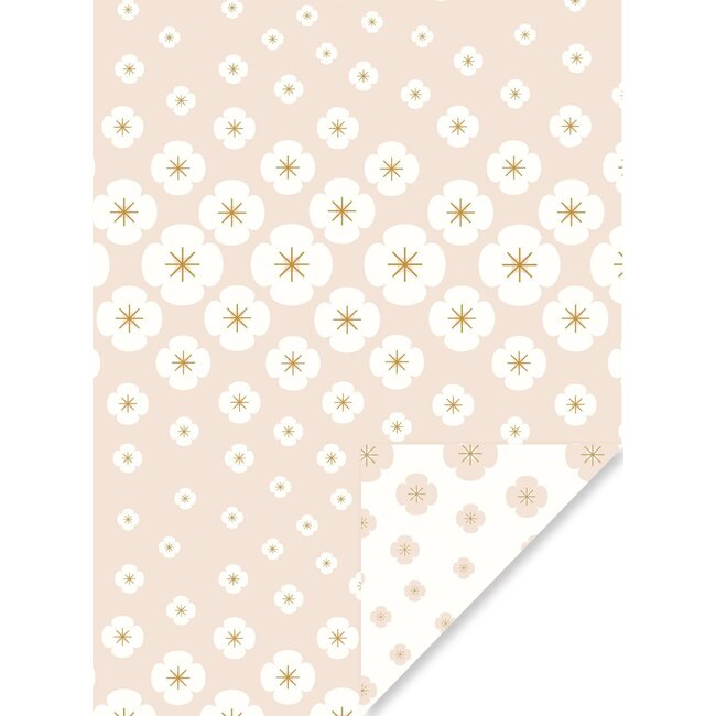 Izumi taupe/beige Geschenkpapier