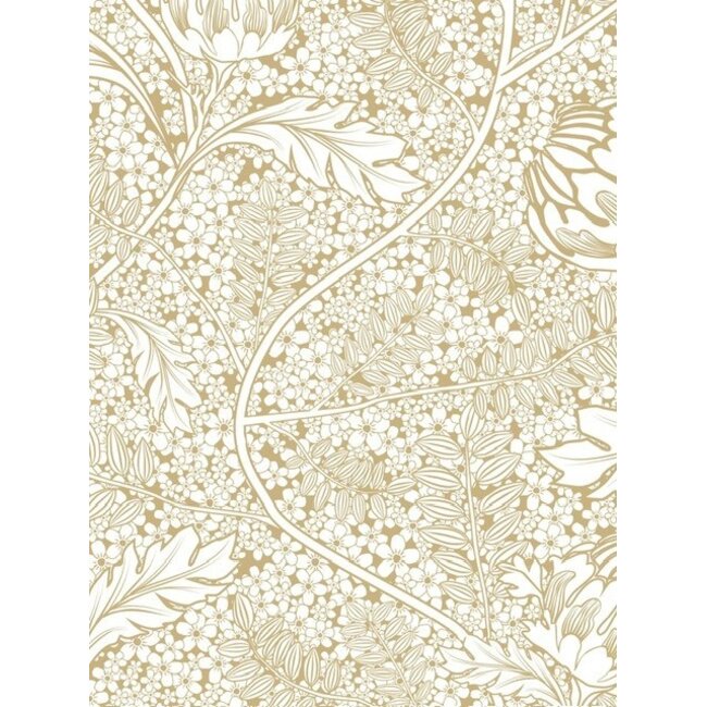 Salon des Fleurs Gold-seiden papier