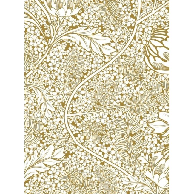 Salon des Fleurs Gold-seiden papier