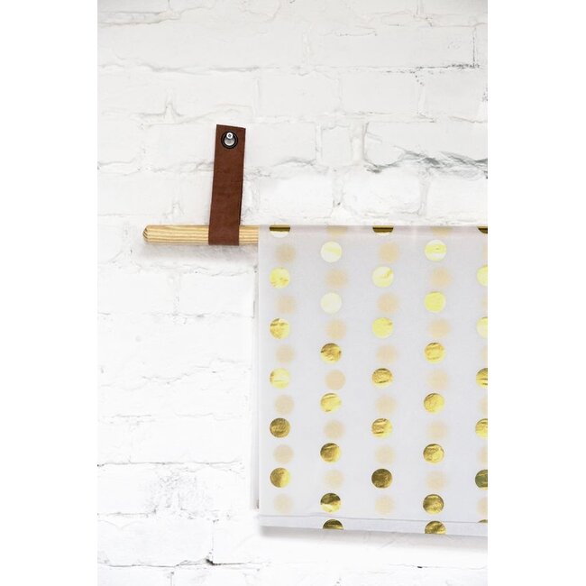 Spots metallic Gold zijdevloei