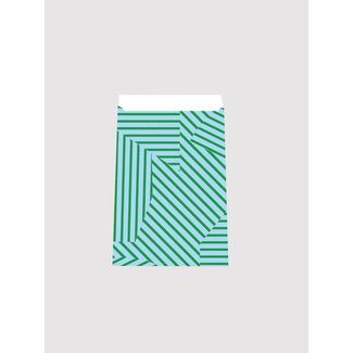 Modern Patchwork bleu/green geschenkzakjes