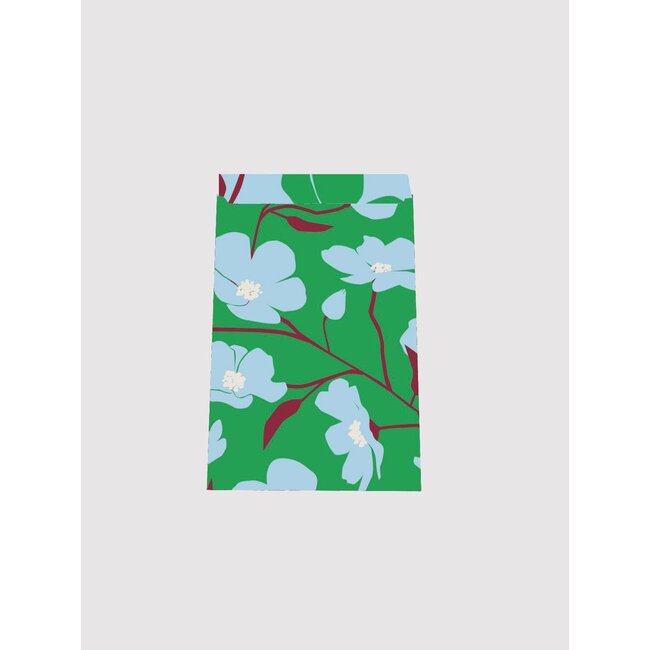 Cosmea green/light blue gift bags