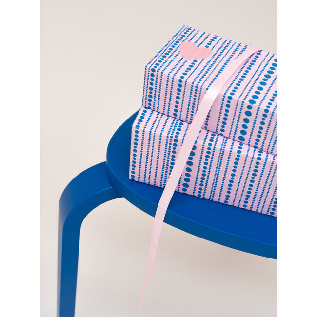 Jardin des Plantes bleu/rose inpakpapier