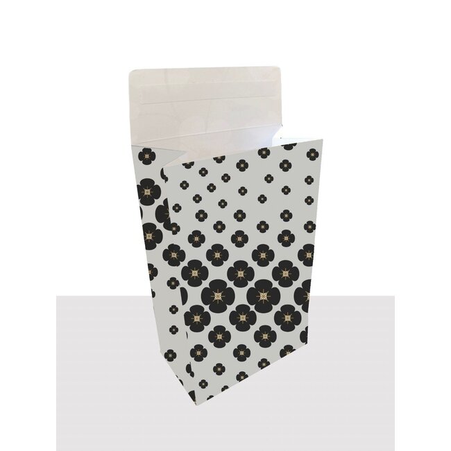 Izumi white/black  premium blokbodemzakjes