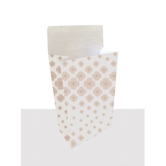 Izumi taupe/beige Premium-Beutel mit Blockboden