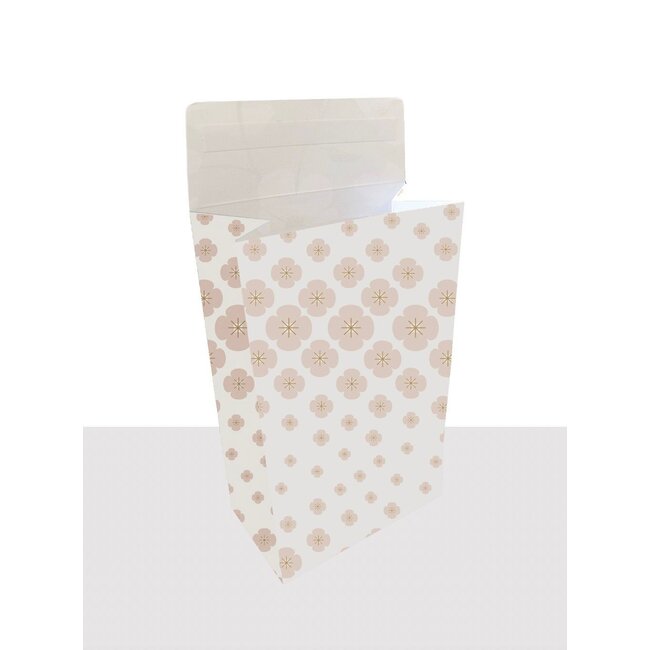 Izumi taupe/beige Premium-Beutel mit Blockboden