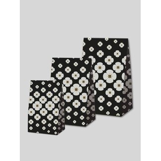 Izumi white/black  premium blokbodemzakjes