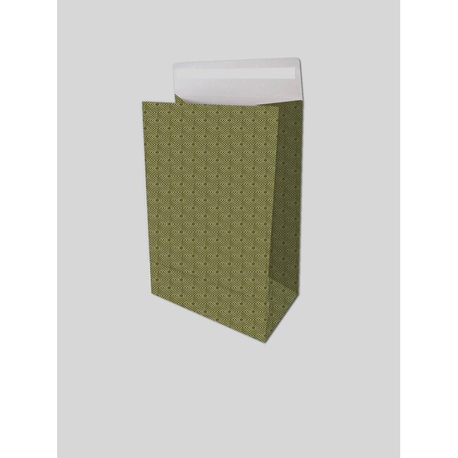 Wallpaper moss green premium block bottom bags