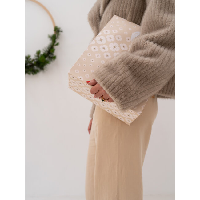 Izumi taupe/beige Premium-Beutel mit Blockboden