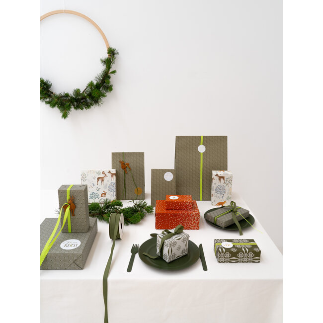 Tapete grünes Geschenkpapier