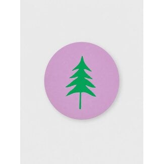 Weihnachtsbaum-Etiketten, fluorpink/grün