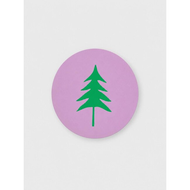 Weihnachtsbaum-Etiketten rosa/grün