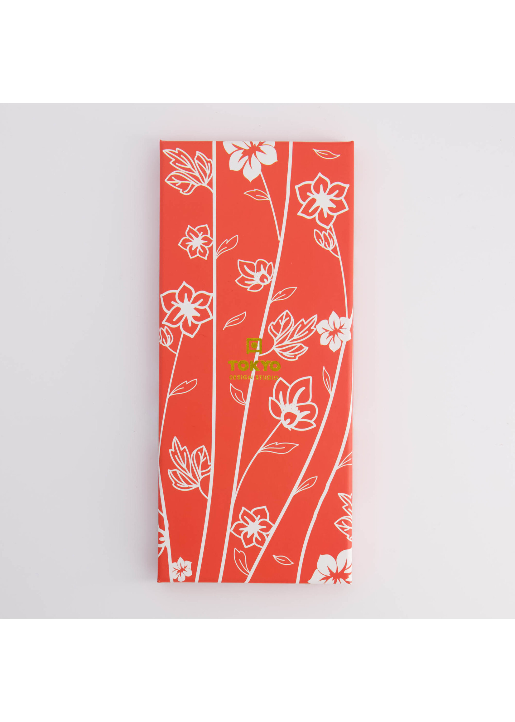 Tokyo Design Studio Chopstick Set Red Flower, 5 paar, giftbox