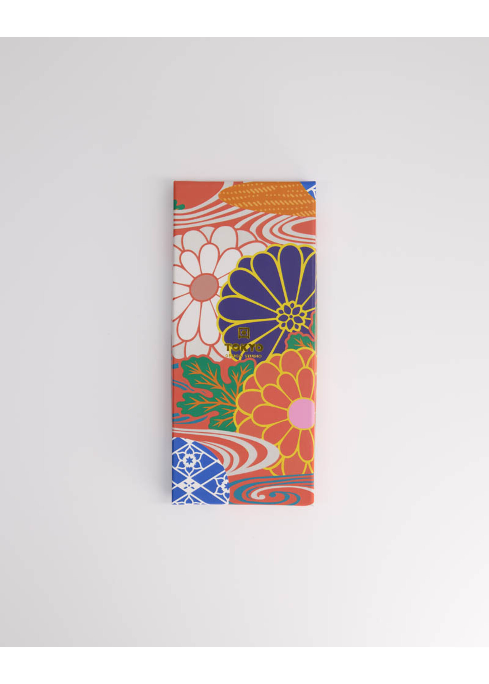 Tokyo Design Studio Chopstick Set Orange Flower , 5 paar, giftbox