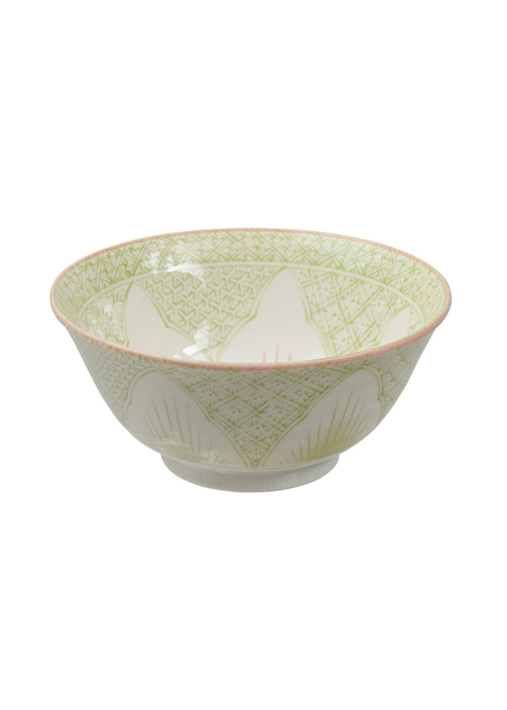 Tokyo Design Studio Lily Flower Bowl 14.8x6.8cm 550ml Green