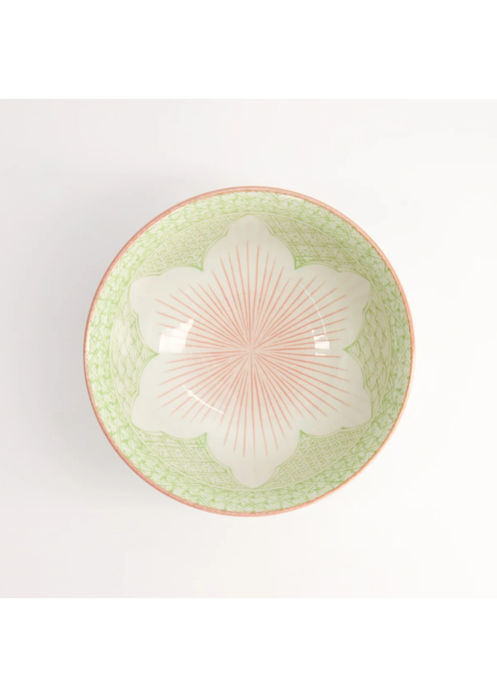 Tokyo Design Studio Lily Flower Bowl 14.8x6.8cm 550ml Green