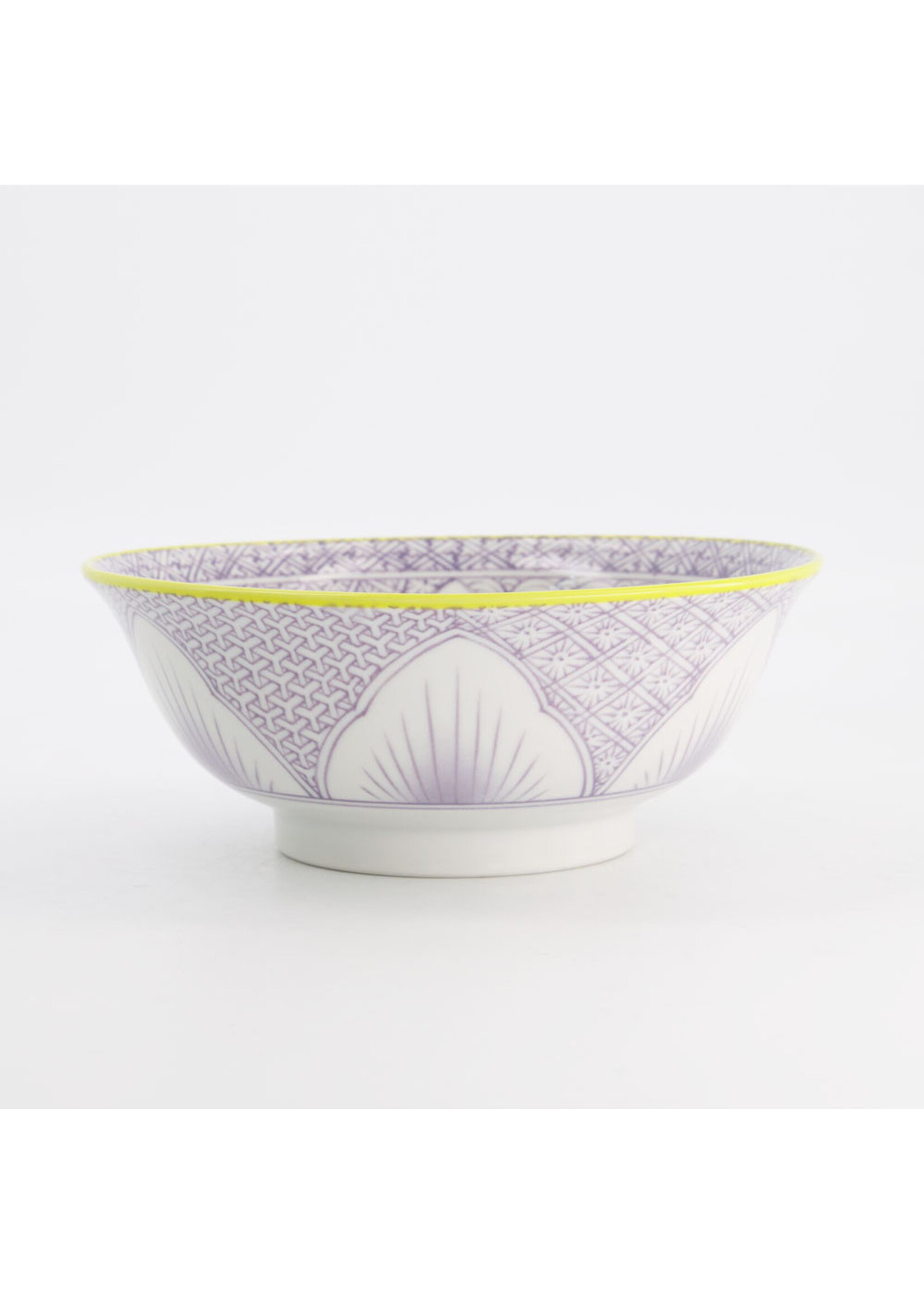 Tokyo Design Studio Lily Flower Ramen Bowl 20.5x8cm 1200ml Purple