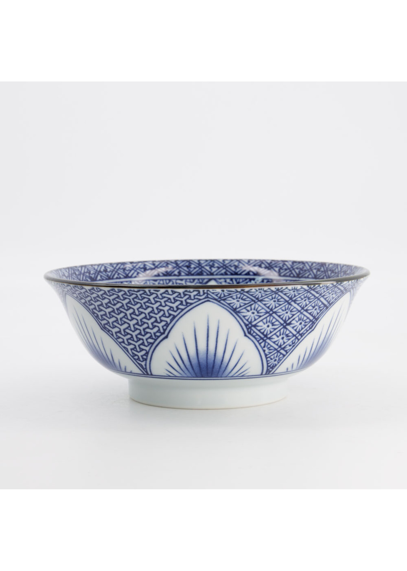 Tokyo Design Studio Lily Flower Ramen Bowl 20.5x8cm 1200ml Blue