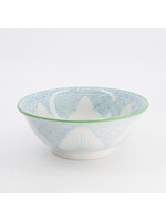 Tokyo Design Studio Lily Flower Ramen Bowl 20.5x8cm 1200ml Light Blue