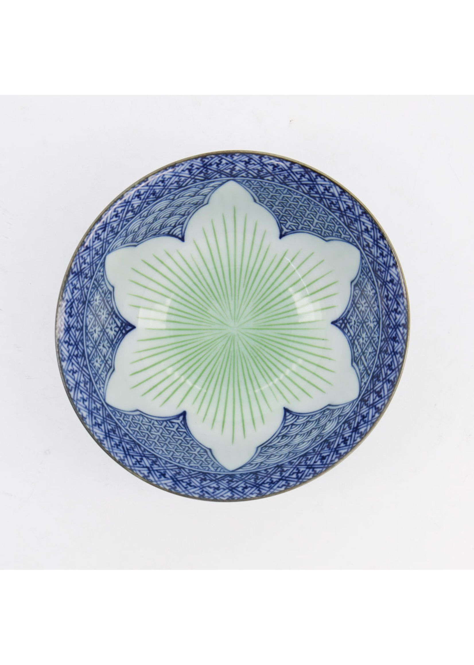 Tokyo Design Studio Lily Flower Bowl 14.8x6.8cm 550ml Blue