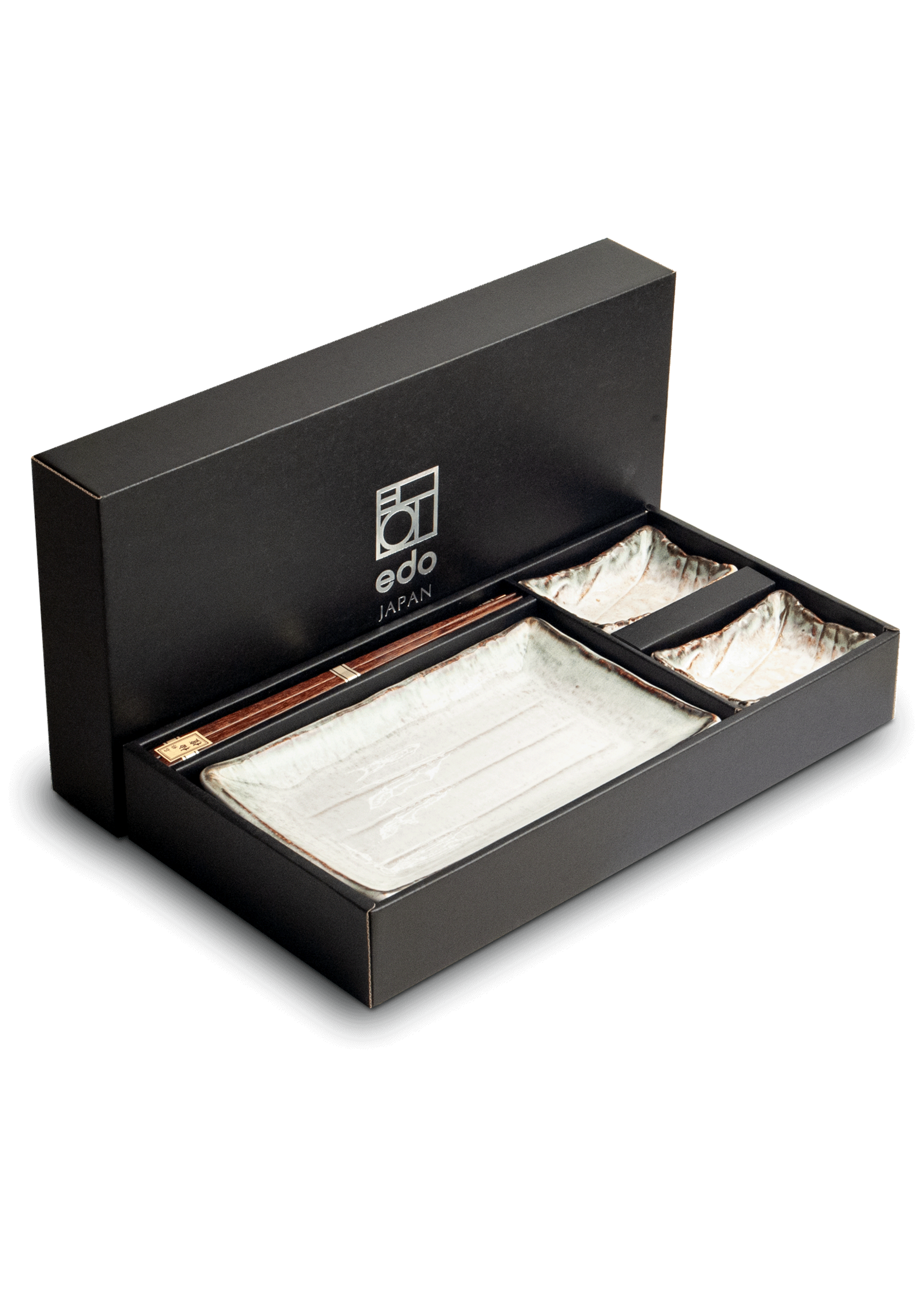 Edo Japan Sushi Set Tsuno , 2 pers., giftbox, made in Japan