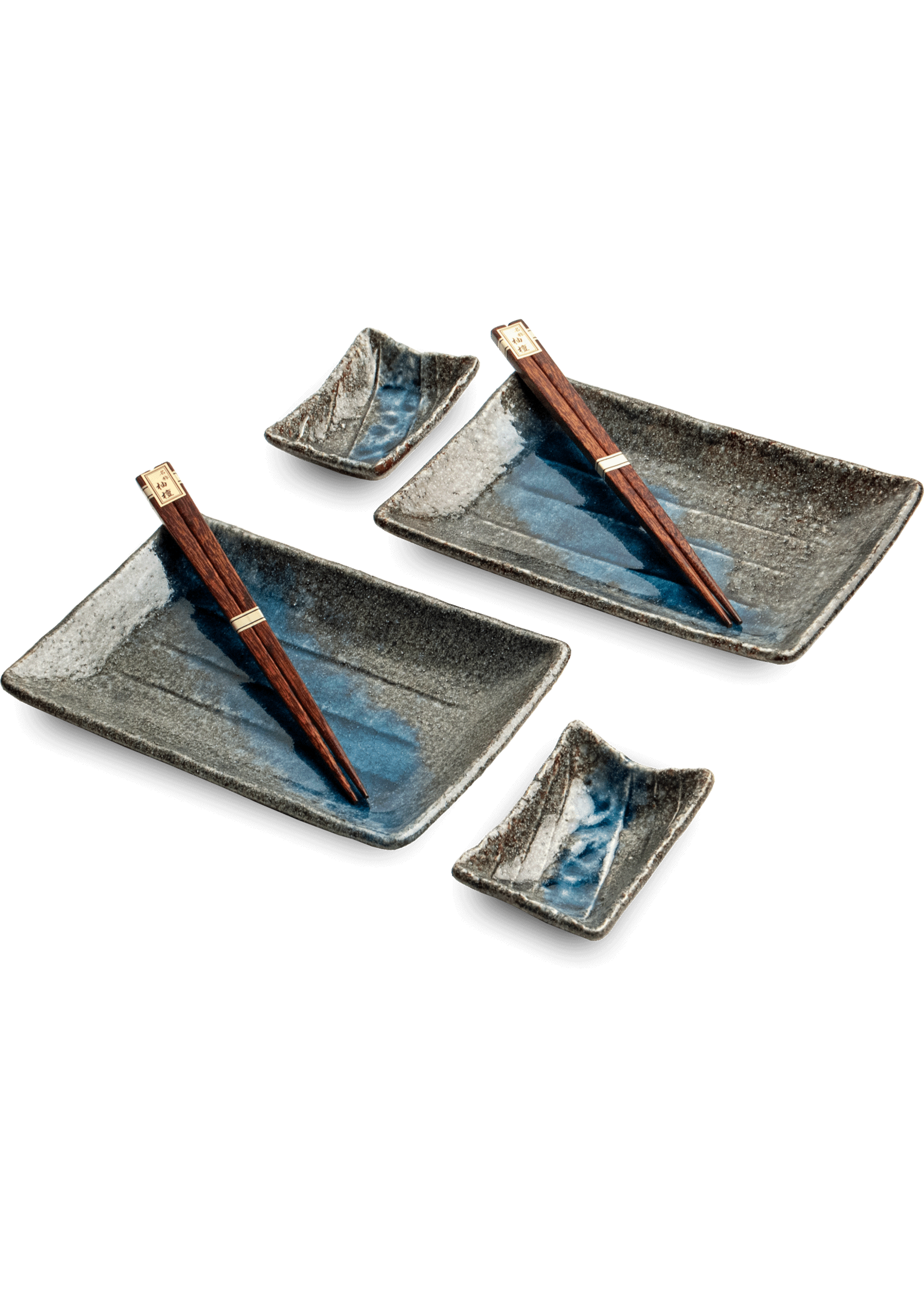Edo Japan Sushi Set Aoguro, 2 pers., giftbox, made in Japan