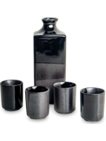 Edo Japan Sake Set Koge, 5-pcs set, giftbox, made in Japan