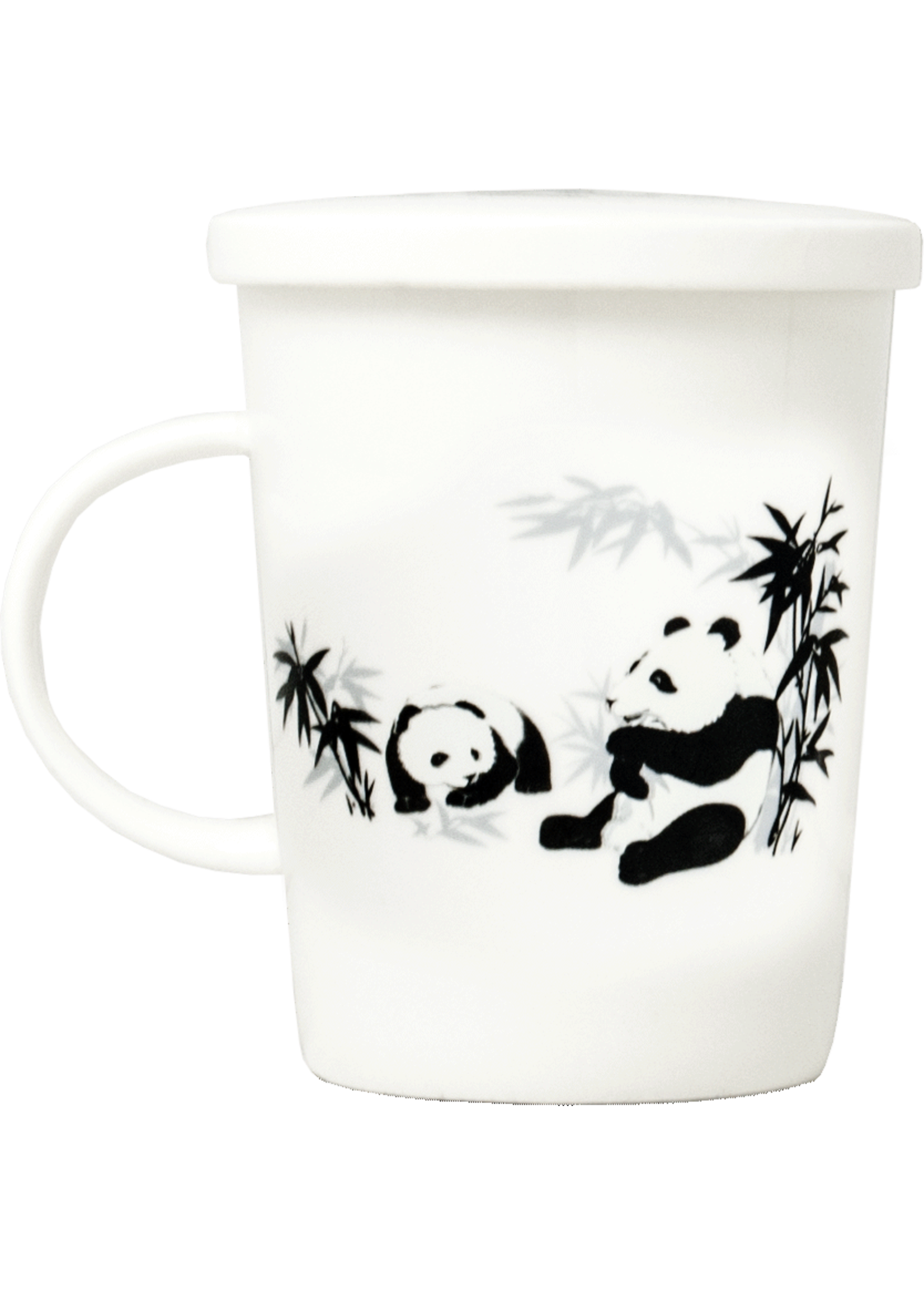 Edo Japan Edo Teamug set, Panda, porcelain filter, giftbox